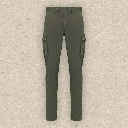 Men's Organic Cotton Cargo Trousers